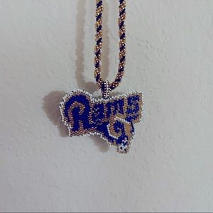 Beaded Rams Necklace